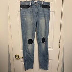 Good American Fishnet Jeans